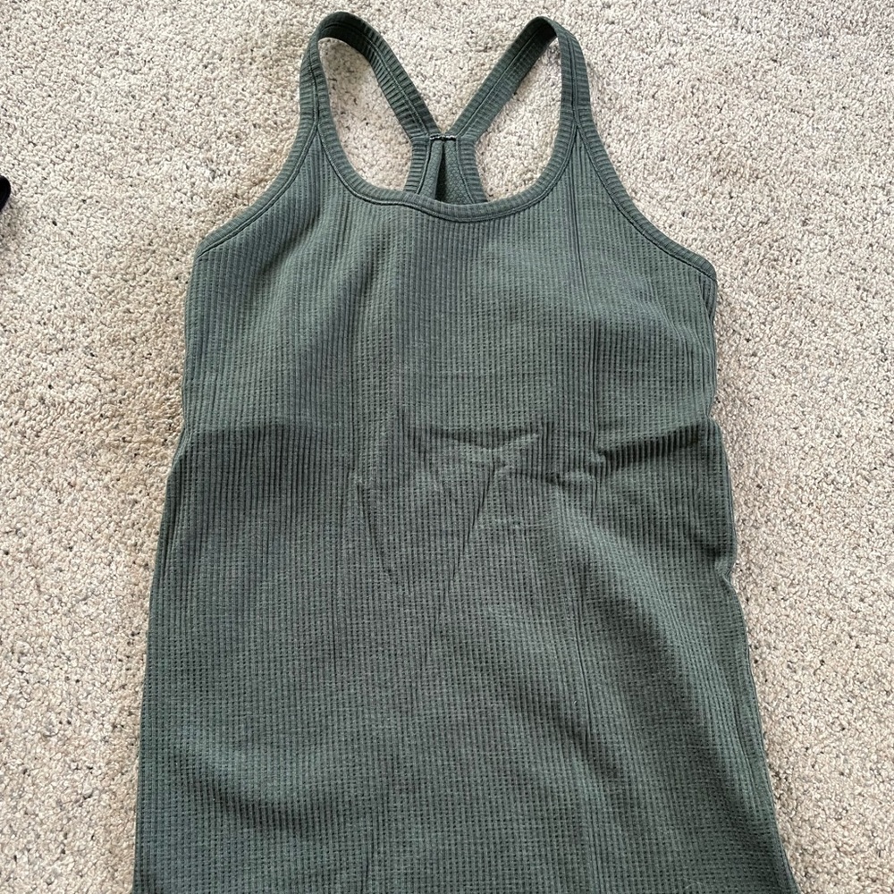 Lululemon green tank top